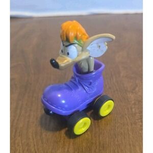 Vintage 1996 Burger King Disney Oliver & Company TITO IN SKATE Pullback Toy